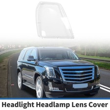 1 Pcs Car Front Right Headlight Lens Cover for Cadillac Escalade 07-14 PC Clear
