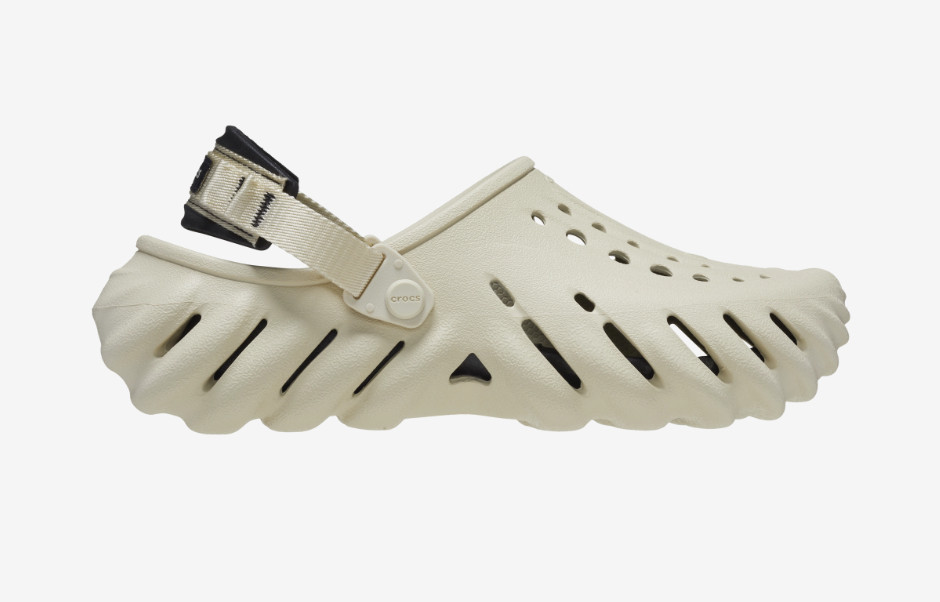 Zuecos Crocs Echo negros beige 207937-2YJ para hombre talla 8-13 nuevos