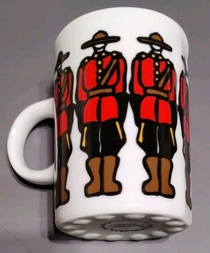 Canada Mug Royal Canadian Mounted Police Mounties Coffee Cup VTG Marc Tetro RMCP - Picture 2 of 4