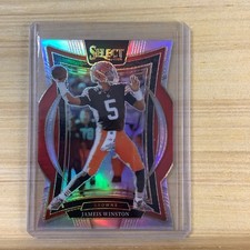 2024 Panini Select Jameis Winston Cleveland Browns Silver Prizm Die Cut #67 B10