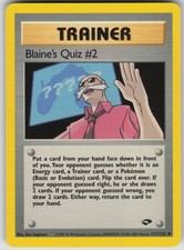 Pokemon TCG Blaine's Quiz #2 Uncommon Gym Challenge 111/132 on eBay