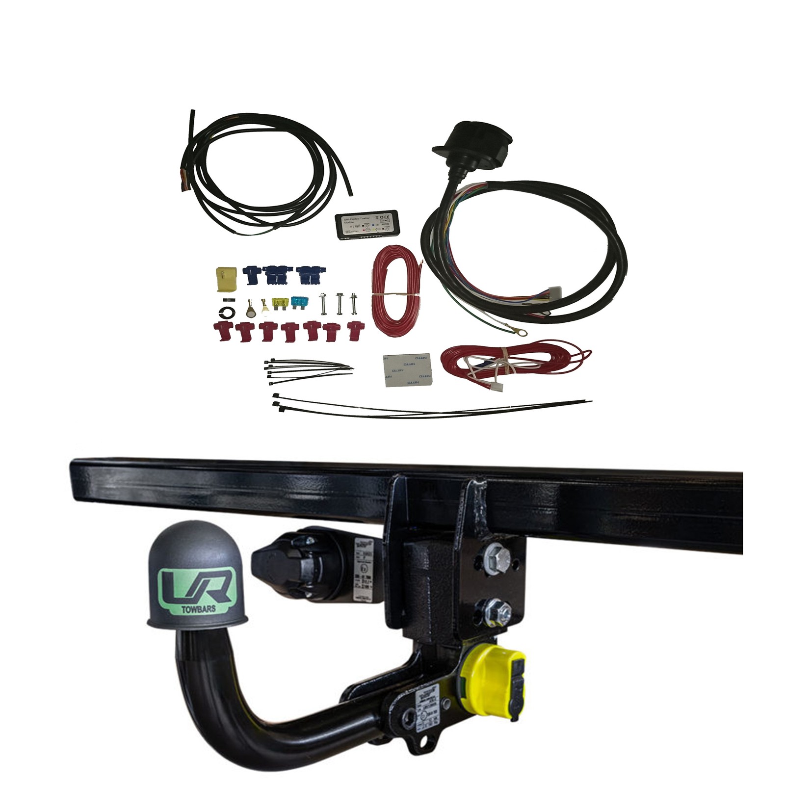 Vertical Detachable Towbar+ 7Pin C2 Wiring Fits Ford GALAXY 06/06-08/15