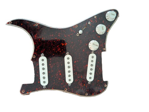 Alnico REAL Fender Custom Shop FAT 50's LOADED PICKGUARD Strat Set Tortoise guar