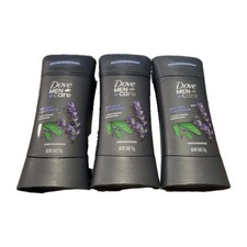 3pk Dove Men Care Deodorant Sea Salt  Lavender 2.6 OZ Each 72 Hour Protection
