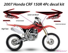 2007 Honda Crf 150r Decal Sticker Oem Kit Plastic 150 Mark