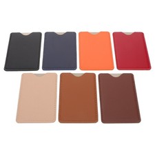 7 Pcs Badge Holder Bank Card Protective Covers Credit Sleeves Protectors