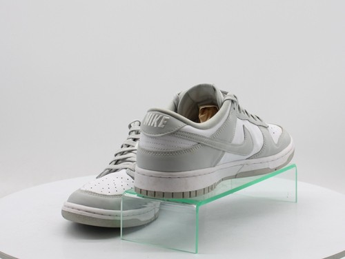 NIKE DUNK LOW RETRO MENS TRAINERS UK 8.5 EU 43 WHITE GREY RRP £110 AD - Picture 4 of 9