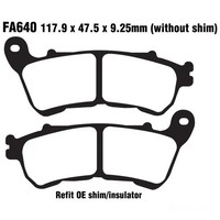 Bremsbelag FA640HH Vorn FüR Harley Davidson XL 883 L Sportster Super Low ABS 201