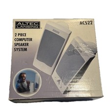 1999 Altec Lansing Multimedia Computer Speakers Model ACS22 Brand New