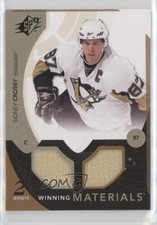 2010-11 SPx Winning Materials Sidney Crosby #WM-SC 12jw