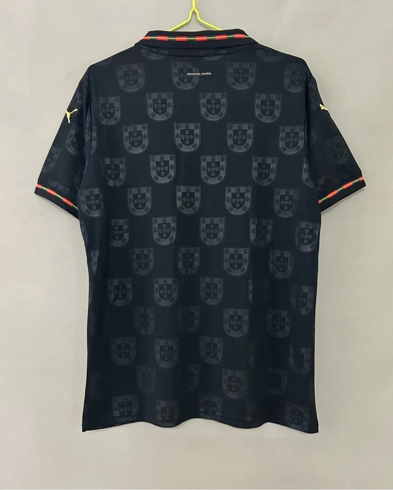 Camiseta Especial Portugal 2025 Pantera Negra Ronaldo Eusebio Bruno Todas las Tallas Foto 2 de 3