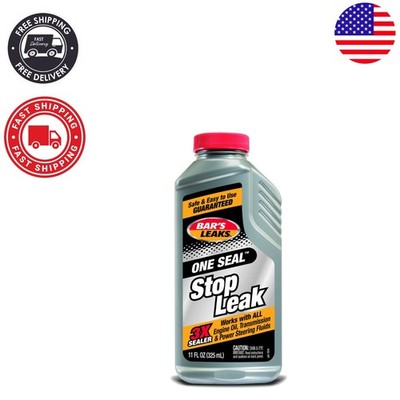 Effective 11 oz Stop Leak for Engine Oil, Transmission & Power Steering Systems