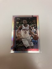 Tyrese Maxey 2024-25 Topps Flagship Rainbow Foil #21 Philadelphia 76ers