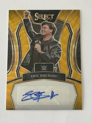 2024 Select WWE Eric Bischoff Gold Wave Auto SSP /5