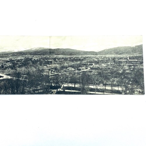 1920 Panorama of Santa Fe New Mexico Fold-out Postcard - Picture 4 of 5