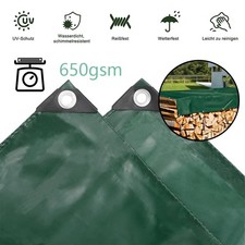 650g/m² Abdeckplane Gewebeplane PVC Plane Schutzplane Bootsplane mit Ösen Robust