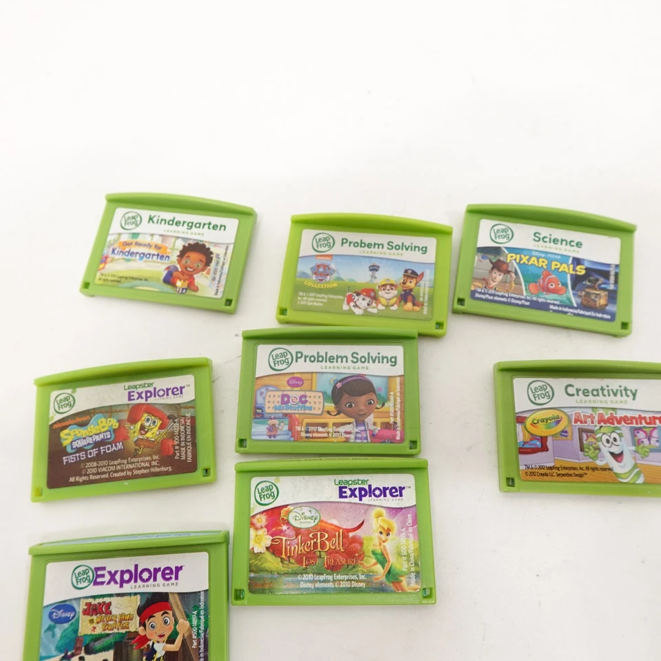 Lot of 8 LeapFrog Leapster Explorer Game Cartridges Mixed Subjects Learning Kids - Image 3 of 4