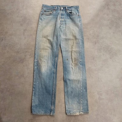 Levi's 501 W32 denim blue Made in USA 90s 18538