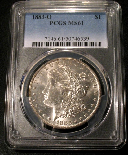 OLD US COINS 1883 O  PCGS MS61 SILVER MORGAN DOLLAR
