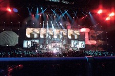 Robbie Wiliams performs at The 21st BRIT Awards with Mastercard Ea- Old Photo 1