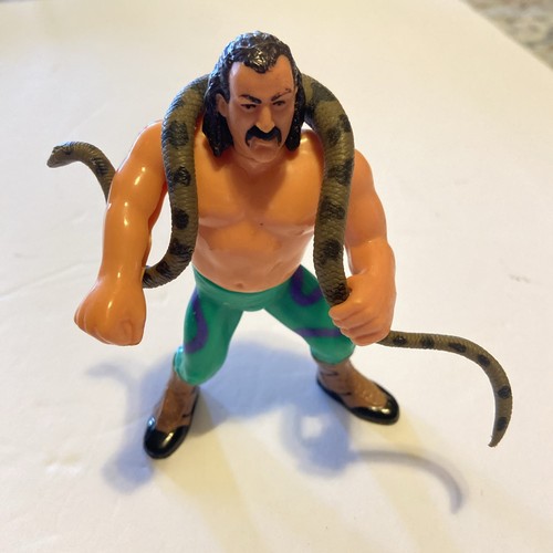 WWF WWE Hasbro Jake The Snake Roberts Action Figur...