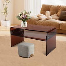 Acrylic Coffee Table Rectangle Acrylic Side Table Furniture Modern Tea Table
