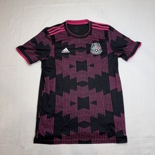 Adidas Mexico National 2021 Home Black Pink Soccer Jersey Size Men’s Large