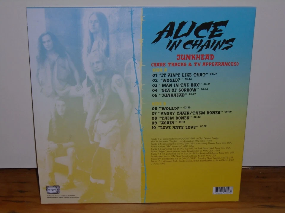 Alice in Chains - Junkhead - TV PARTY LP VG++ - Image 2 of 2