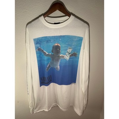 Nirvana Nevermind Long Sleeve Vintage Reprint Single Stitch T