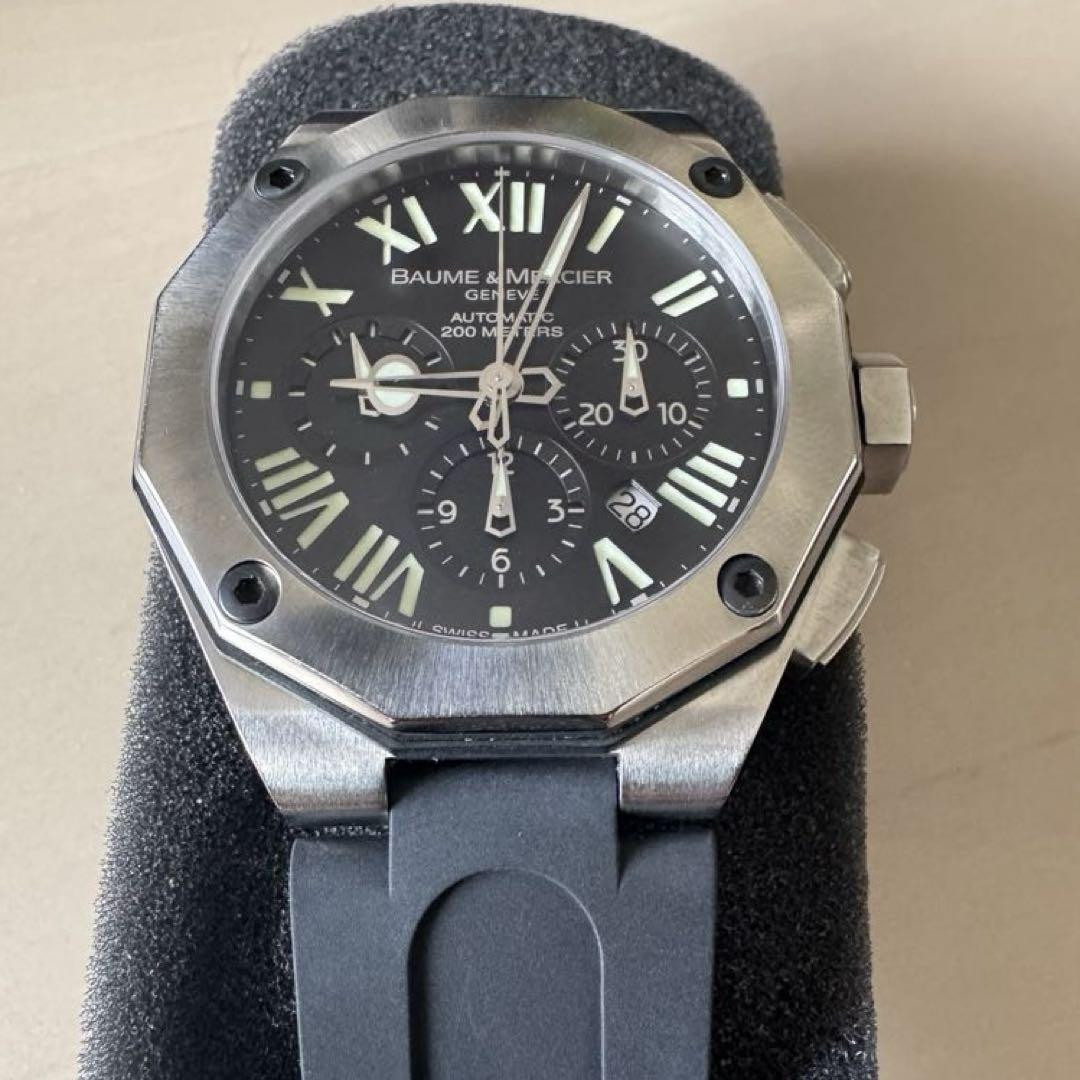 Baume & Mercier Riviera XXL MOA08854 Watch - New Strap, Pre-Owned 