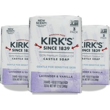 Kirk'S Castile Soap Bar 3 Lavender Vanilla 3 Pack