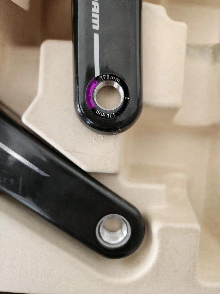 Conjunto de brazo de manivela ancho SRAM rojo D1 DUB 170 mm negro Foto 2 de 2