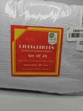 Utopia Kitchen Flour Sack Dish Towels 24 Pack Cotton Kitchen Towel Set 28" x 28"