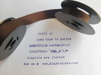 Smith Corona	Super Sterling Purple Ink Typewriter Ribbon + Fast Shipping