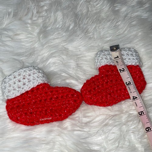 Crochet Baby Outfit ~ Baby Santa ~ Same or Next Day Shipping - Picture 12 of 12