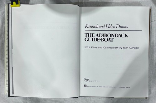 1980 HARD COVER BOOK THE ADIRONDACK GUIDE BOOK KENNETH HELEN DURANT 250 PP - Picture 4 of 6