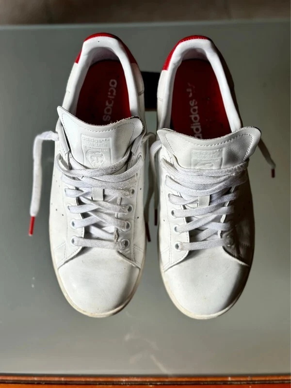 adidas Stan Smith Scarpe da Ginnastica - 45 1/3 (Bianco/Verde) - 4054067760359 - Immagine 4 di 4