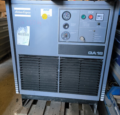 Atlas Copco Kompressor GA18 18,5 KW 44 l/sec Topzustand