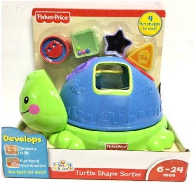 Fisher Price Turtle Shape Sorter 6~24 mnth Toy MIB