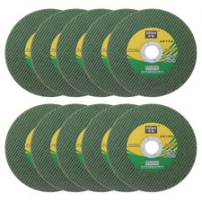 10pcs Cut Off Wheels 4-1/5" x 1/20" x 5/8" Angle Grinder Cut-Off Discs, Green