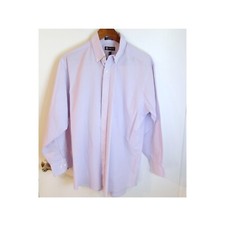 Chaps Button Down Shirt Long Sleeve Dress Shirt Office Wear Size L / #5290