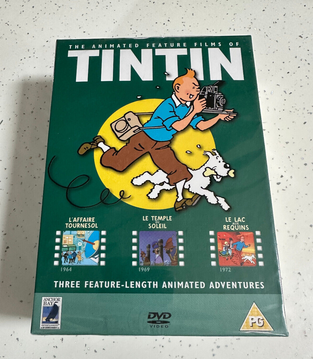 The Animated Feature Films of Tin Tin - 3 X DVD - New & Sealed Box