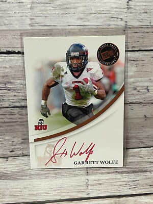 2007 Press Pass Autographs Bronze Red Ink - Garrett Wolfe (584)