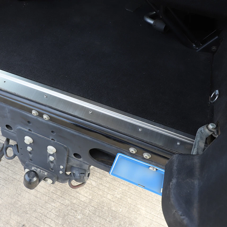 For LR Defender 2004-2019 Rear Guard Trim Anti-Scratch Strip Stainless Steel - Image 4 of 4