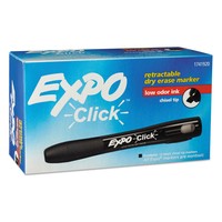 Expo Click Dry Erase Markers Chisel Tip Black Dozen 1741920 on sale Expo Click Dry Erase Markers Chisel Tip Black Dozen 1741920 on sale