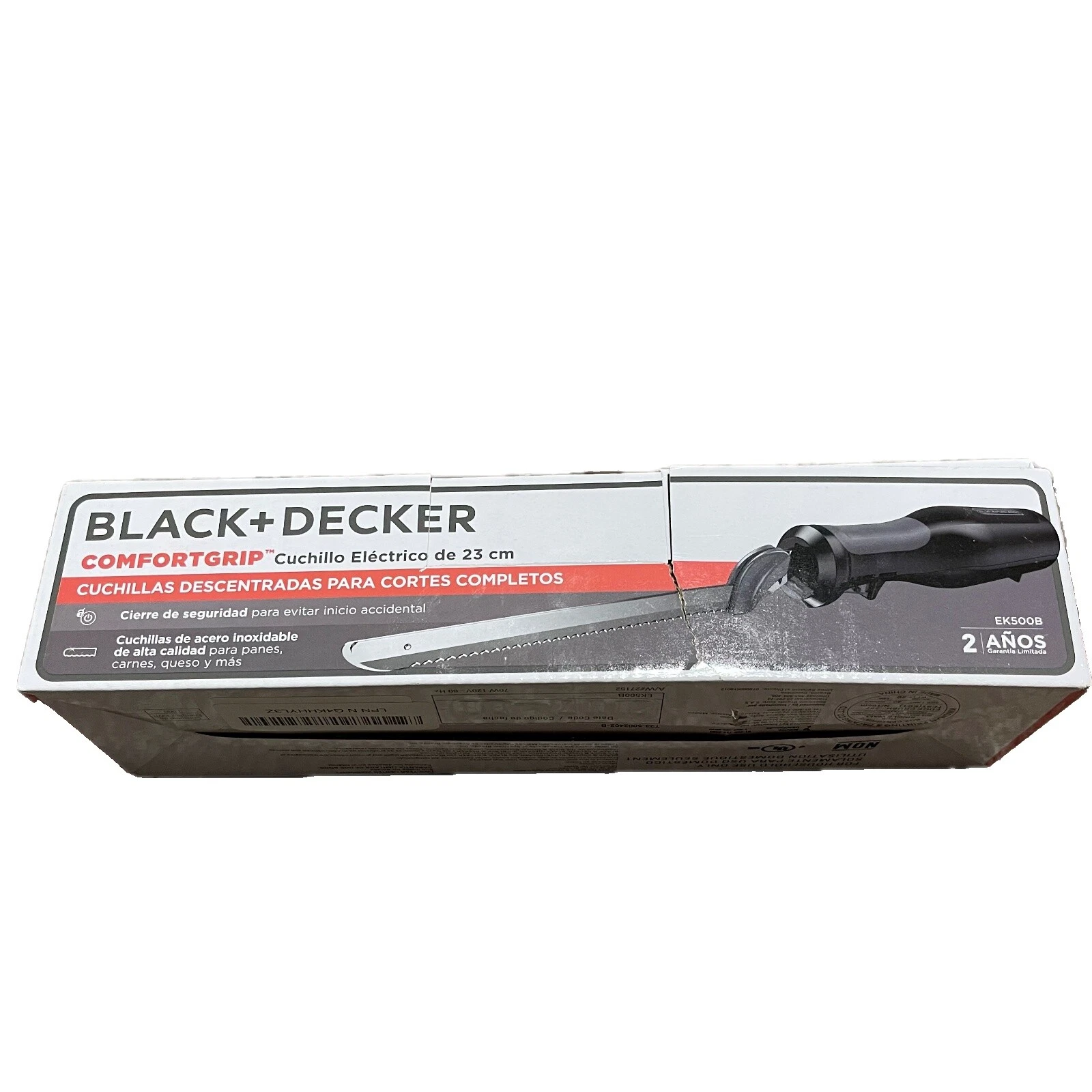 Acero Inoxidable BLACK+DECKER Rebanadores y cuchillos de cocina eléctrica