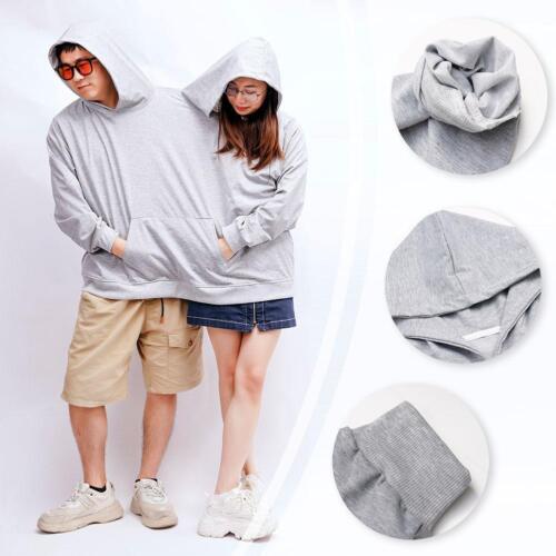 Intimate Hoodie, Funny Couple Hooded Sweatshirt, For Two People` Wearing E2M7 - Picture 1 of 9