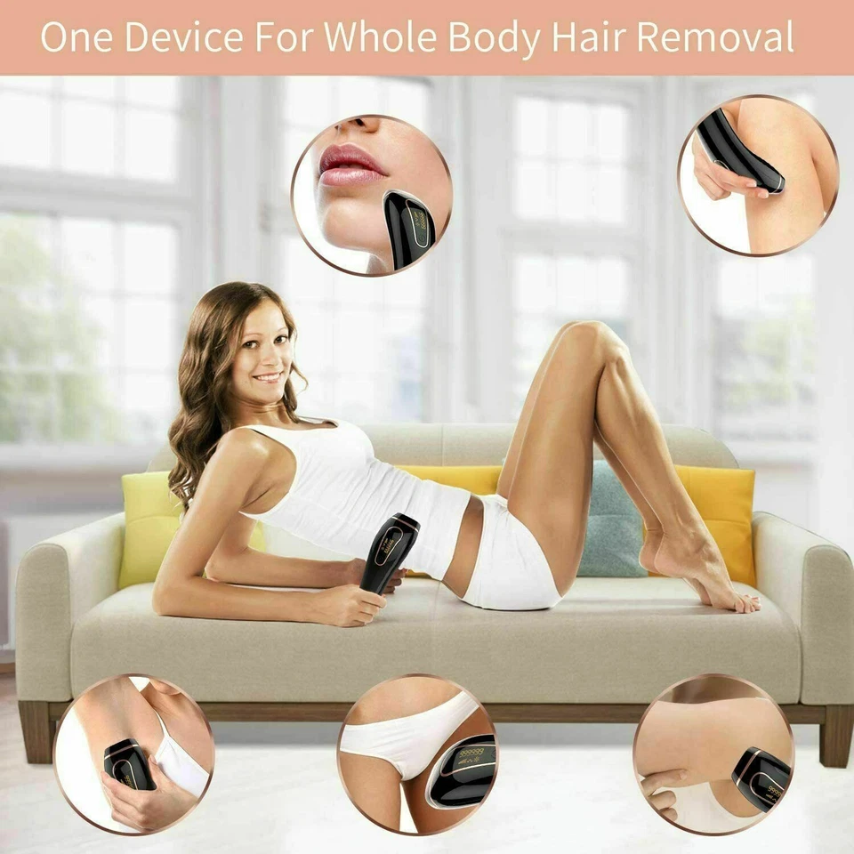 PL Haarentfernungsgerät 999999 Laser Haarentferner Depilator Epilierer 5 Stufen - Bild 4 von 4