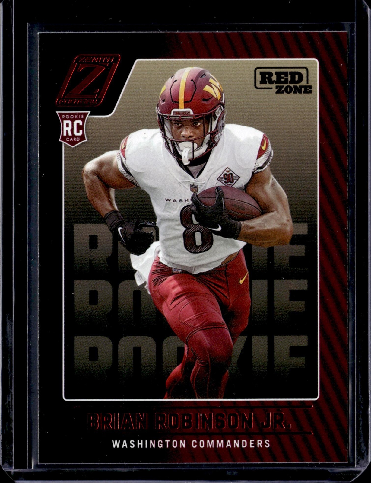 Brian Robinson Jr. 2022 Zenith #127 Red Zone Washington Commanders