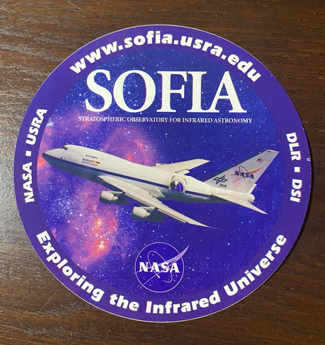 NASA SOFIA Sticker - USRA DLR DSI - Stratospheric Observatory Infrared ...